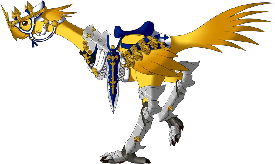 Ffxiv Paladin Chocobo Barding Chocobo Mecha Png Chocobo Png