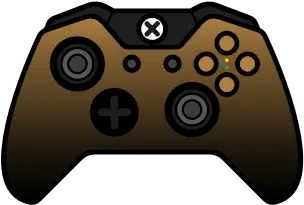 Dusk Gamer Gold Xbox One Icon Xbox One Controllers Png Game Gear Icon