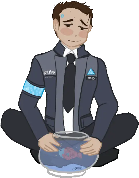 Become Human Kneeling Png Detroit Become Human Transparent