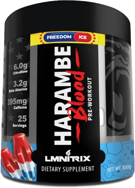 Harambe Blood Intense Preworkout Supplement Lmnitrix Blood Pre Workout Png Transparent Harambe