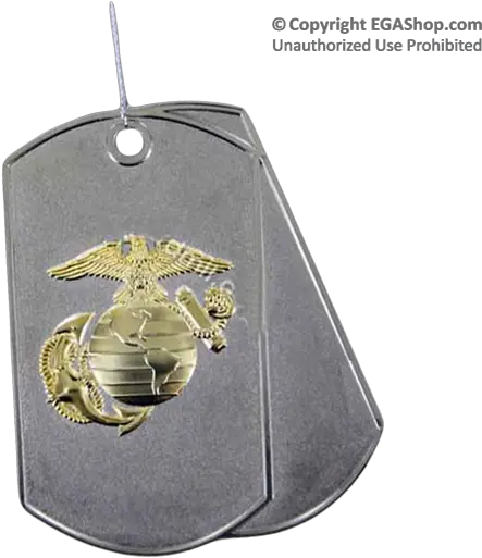 Dog Tag With Eagle Globe And Locket Png Eagle Globe And Anchor Png