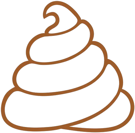 Simple Stroke Poo Icon Transparent Png U0026 Svg Vector Language Whip Cream Icon