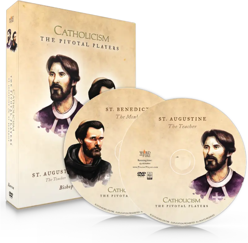 St Augustine U0026 Benedict Dvd U2013 Word On Fire Disc Png Dvd Png