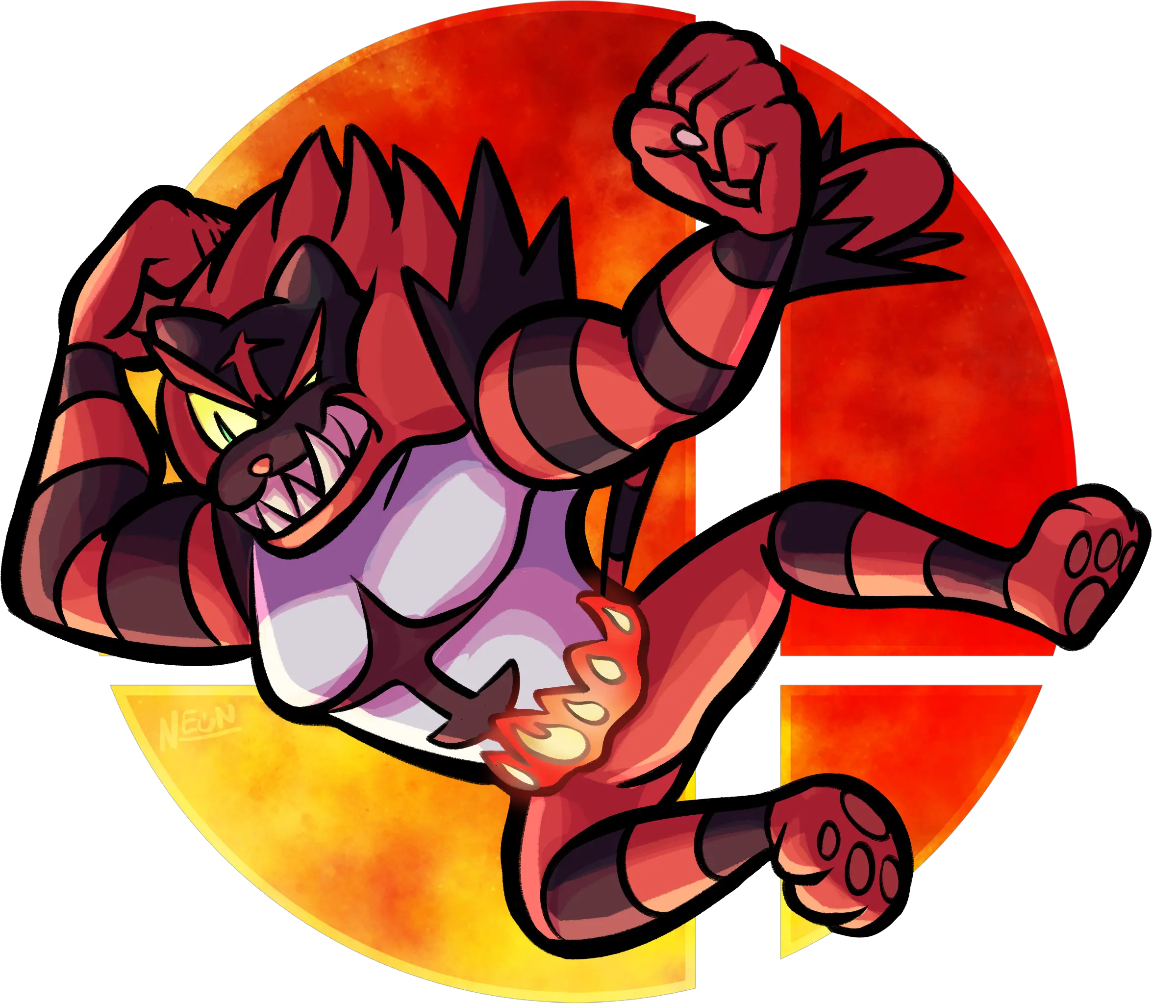 Full Size Png Image Cartoon Incineroar Png