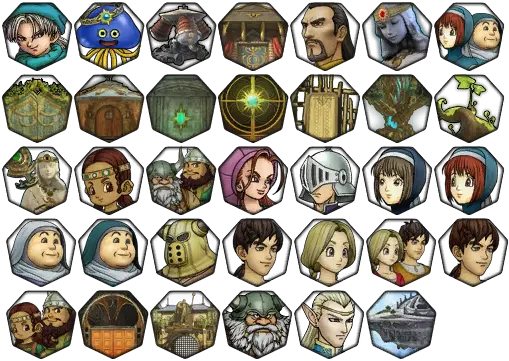Pc Computer Dragon Quest Heroes Protect Icons The Wafer Paper Png Dragon Quest Icon