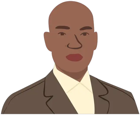 Flat Afro Bald Man Transparent Png U0026 Svg Vector Suit Separate Bald Icon