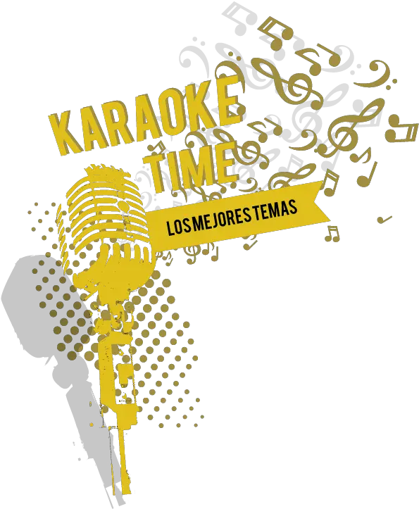 Download Concurso De Karaoke Lyrics Notebook Song Lyrics Microphone With Music Notes Png Karaoke Png