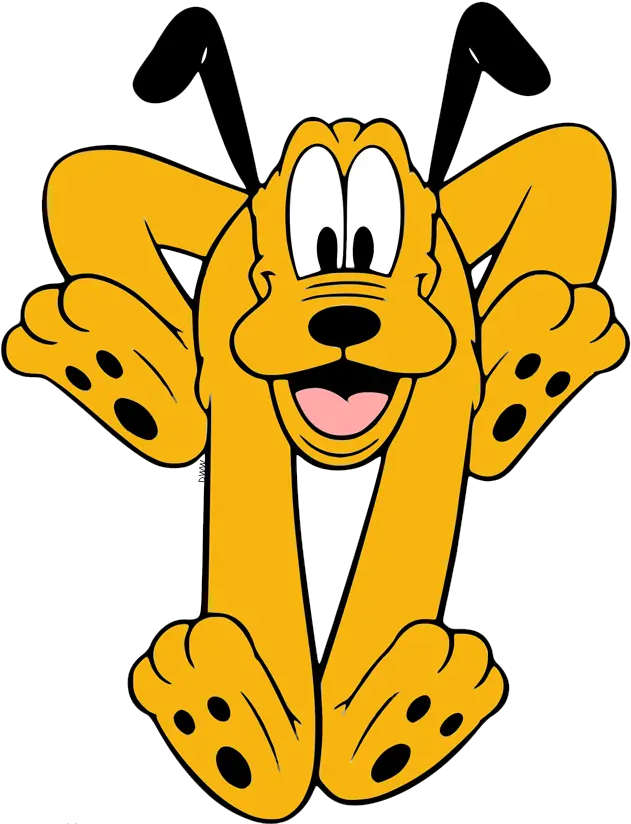 Pluto Clip Art Disney Galore Disney Pluto Running Clipart Png Pluto Png