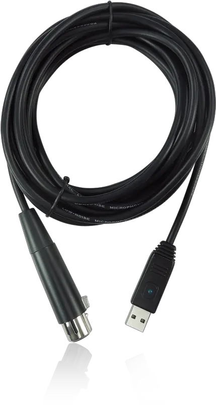 Behringer Mic2usb Microphone To Usb Interface Cable Behringer Microphone To Usb Interface Cable Mic2usb Png Mic And Refresh Icon Bottom Right