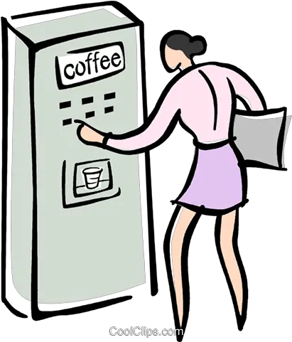 Woman Buying A Coffee Royalty Free Vector Clip Art Clip Art Png Coffee Clipart Png