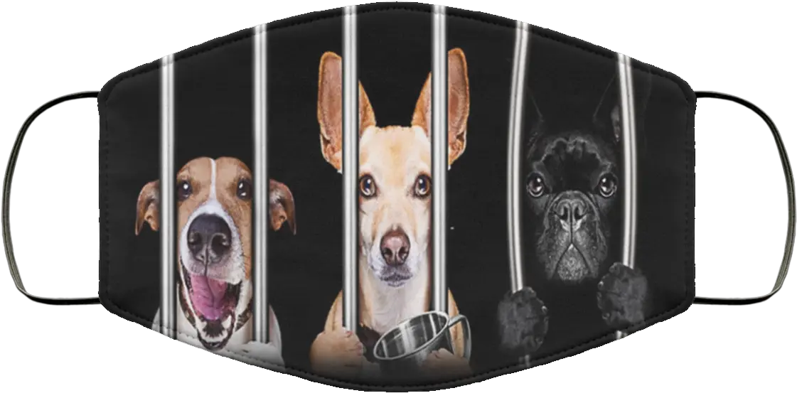 Dogs Behind Bars In Jail Prison Face Mask Assassins Creed Valhalla Face Mask Png Prison Bars Transparent