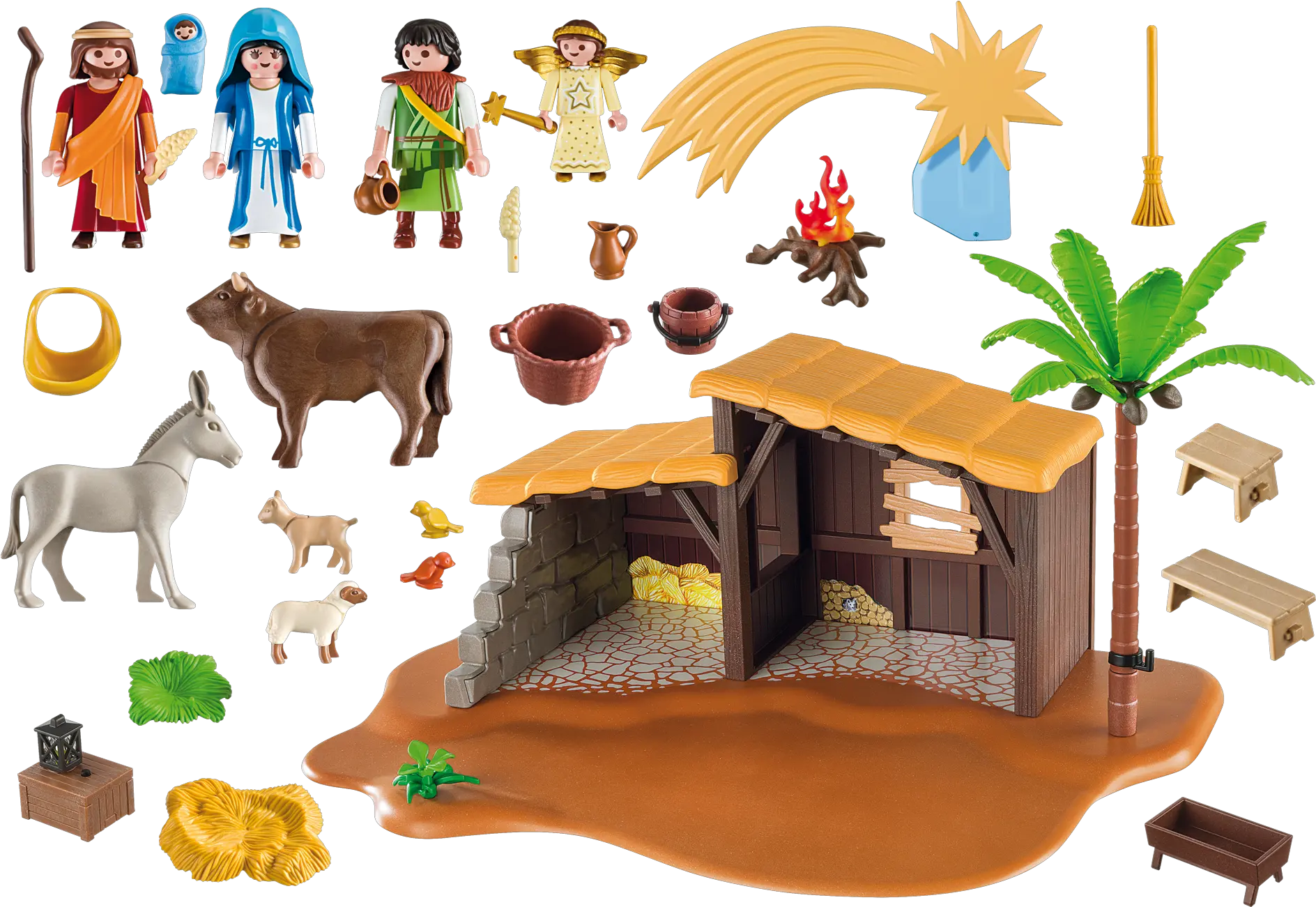 Manger Scene Png Playmobil 5588 Nativity Scene Png