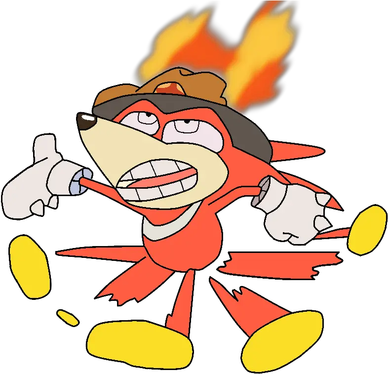 So Sexy It Sets My Hat Knuckles Hat Png Knuckles The Echidna Png