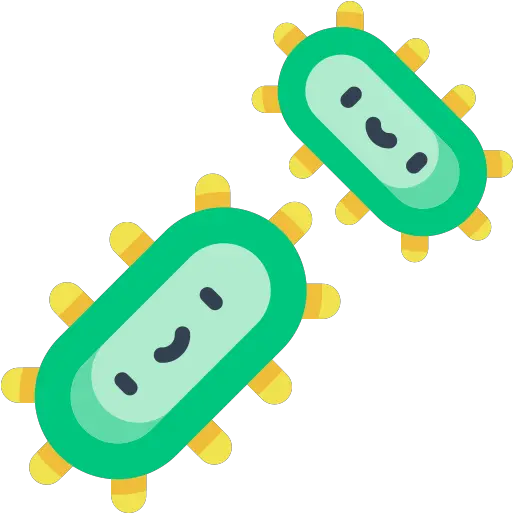 Bacteria Free Medical Icons Bacterias Kawaii Png Bacteria Icon