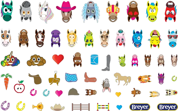Decorate Emoji Horse Breyer Emoji Horse Png Celebration Emoji Png