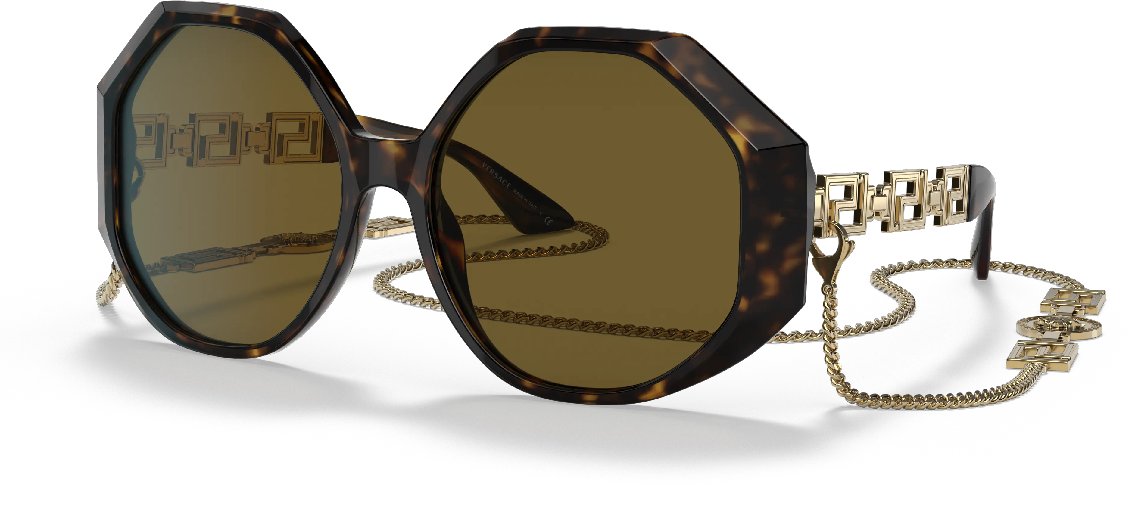 Versace Ve4395 59 Brown Classic Png Icon