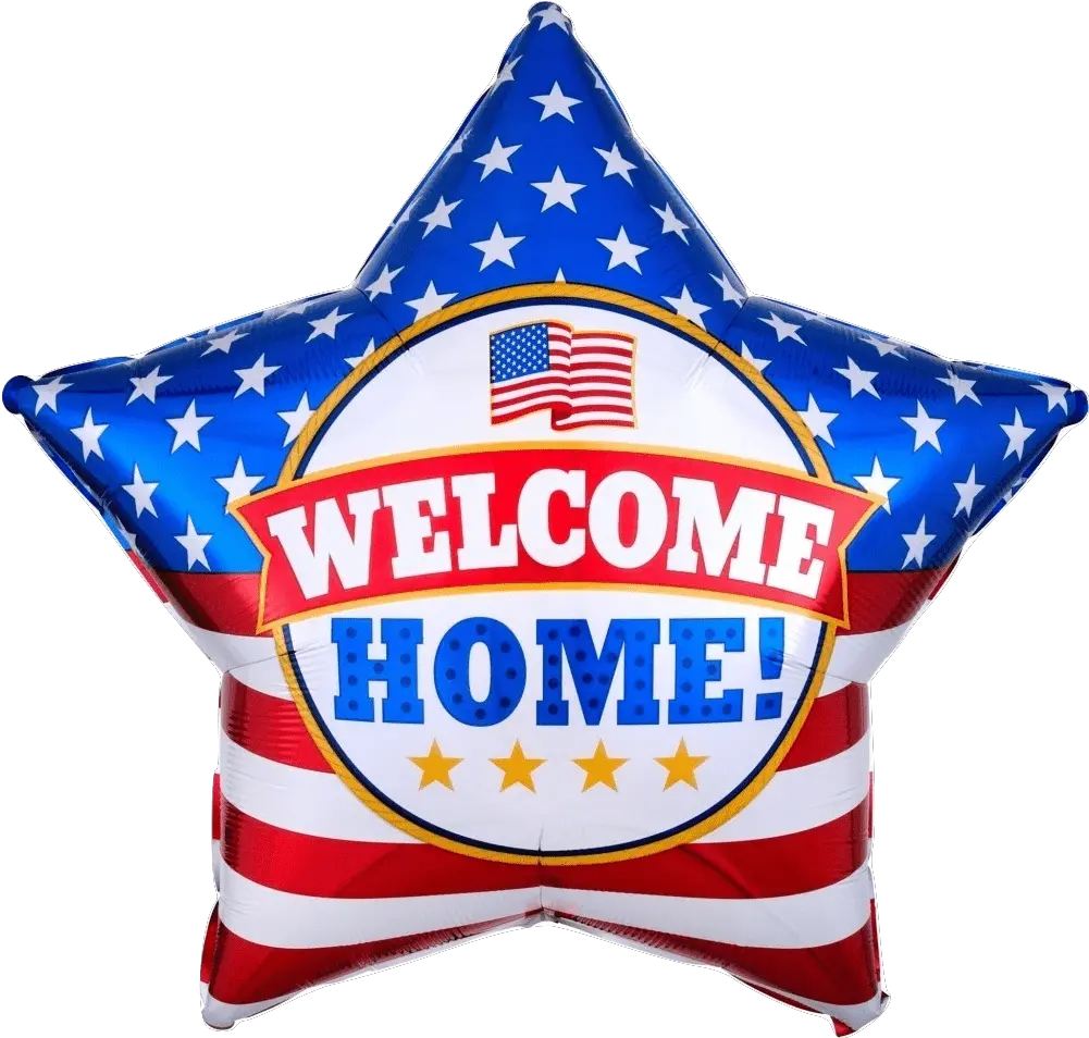 Welcome Home Usa Balloon Bouquet Set Welcome Home American Flag Png Welcome Back Png