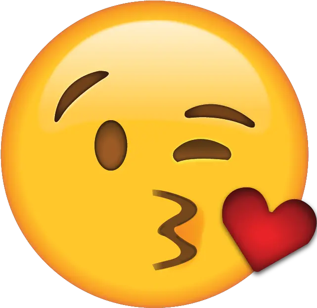 Library Stock Basic Emojis Png Files Emoji Blowing Kiss Smiling Emoji Transparent