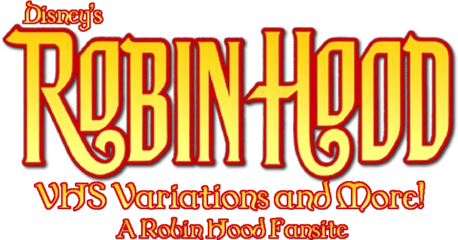 Robin Hood Vhs Variations Disney Robin Hood Coloring Pages Png Vhs Logo Png