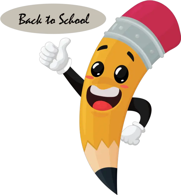 Back To School Cartoon Pencil Drawing Back To School Cartun Png Welcome Back Png