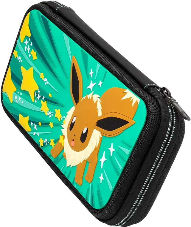 System Travel Case Eevee For Nintendo Switch Nintendo Switch Eevee Case Green Png Eevee Transparent