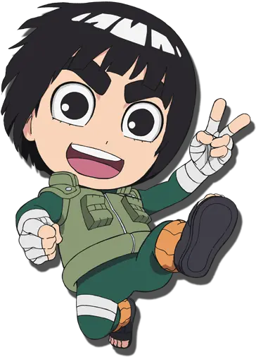 Pin Em Art Naruto Rock Lee Chibi Png Rock Lee Png