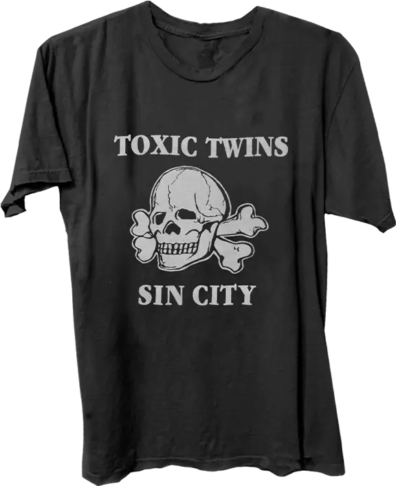 Toxic Twins Sin City Tee Toxic Twins T Shirt Png Sin City Logo