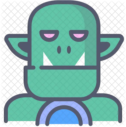 Orc Icon Of Colored Outline Style Orc Icon Png Orc Png