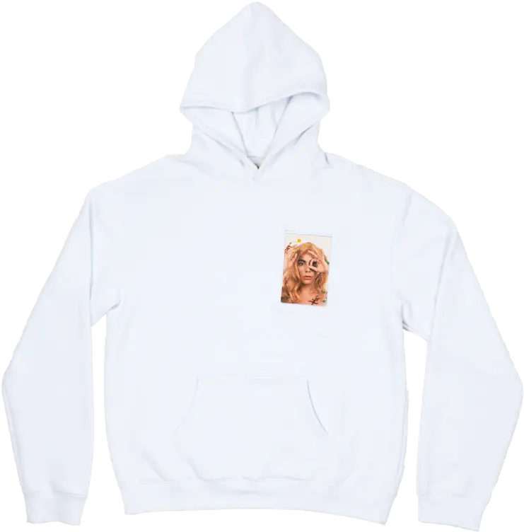 Lady Gaga Clear Pocket White Hoodie Hoodie Png Lady Gaga Transparent