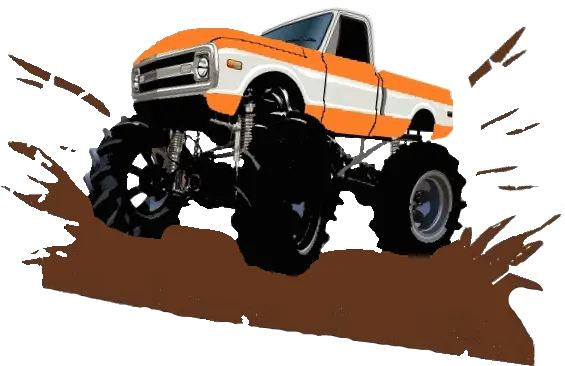 Mud Truck Nation 1075064 Png Images Synthetic Rubber Mud Png
