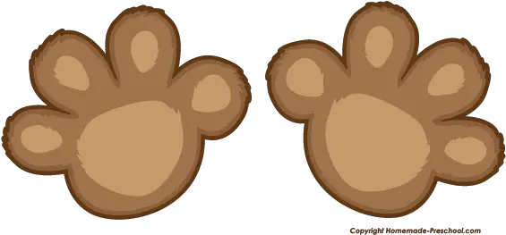 Cartoon Bear Paw Prints Png Image With Cartoon Bear Paw Print Bear Paw Png