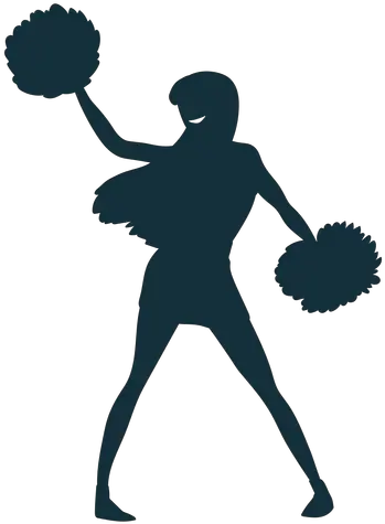 Transparent Png Svg Vector File Silhouette Cheerleader Png Cheerleader Png