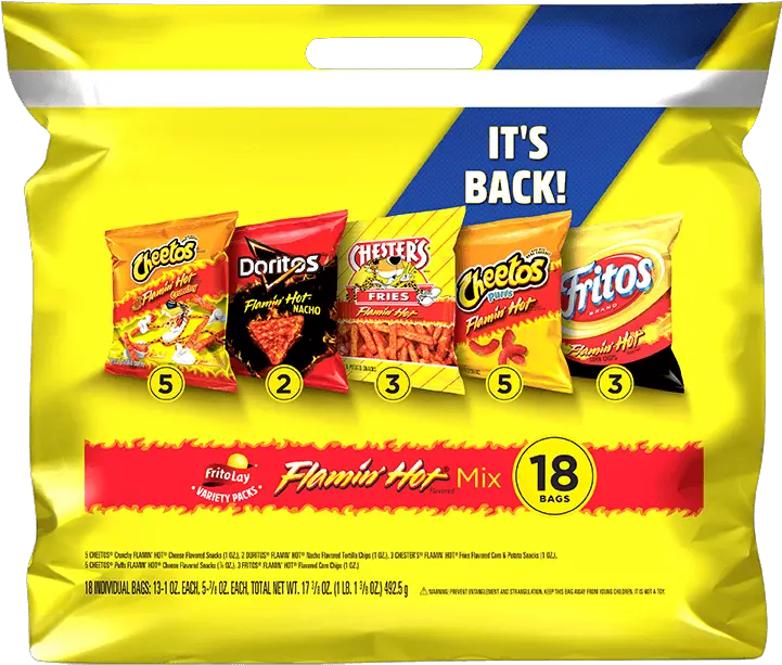 Frito Flamin Hot Variety Pack Png Cheeto Png