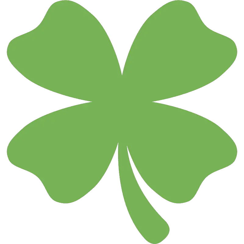 Four Leaf Clover Emoji Meaning With Four Leaf Clover Emoji Png 4 Leaf Clover Png
