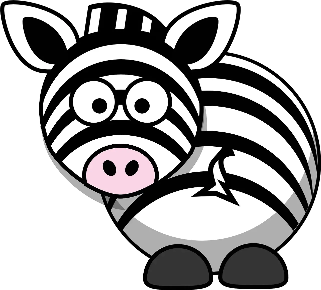 Download Zebra Cartoon Png Cartoon Zebra Clipart Zebra Transparent Background