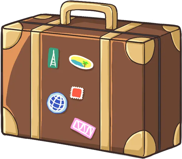 Suitcase Emoji Png Bag Transparent Cartoon Jingfm Transparent Luggage Cartoon Png Luggage Png