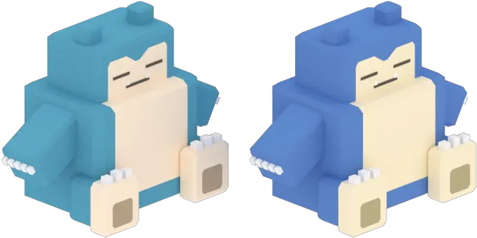 Mobile Pokémon Quest 143 Snorlax The Models Resource Lego Png Snorlax Png