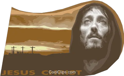 Jesus Christ Royalty Free Vector Clip Art Illustration Poster Png Jesus Christ Transparent