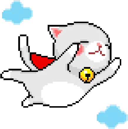 Transparent Pixel Art Girl Cat Pixel Art Gif Transparent Png Kawaii Gif Transparent