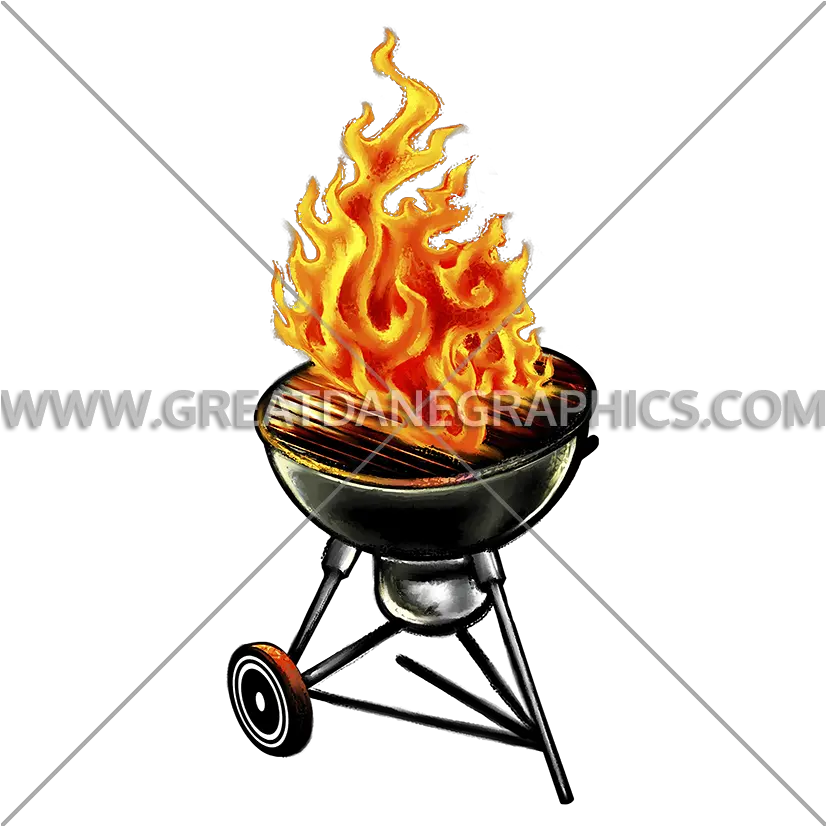 Bbq Grill Production Ready Artwork For T Shirt Printing Png Bbq Grill Png
