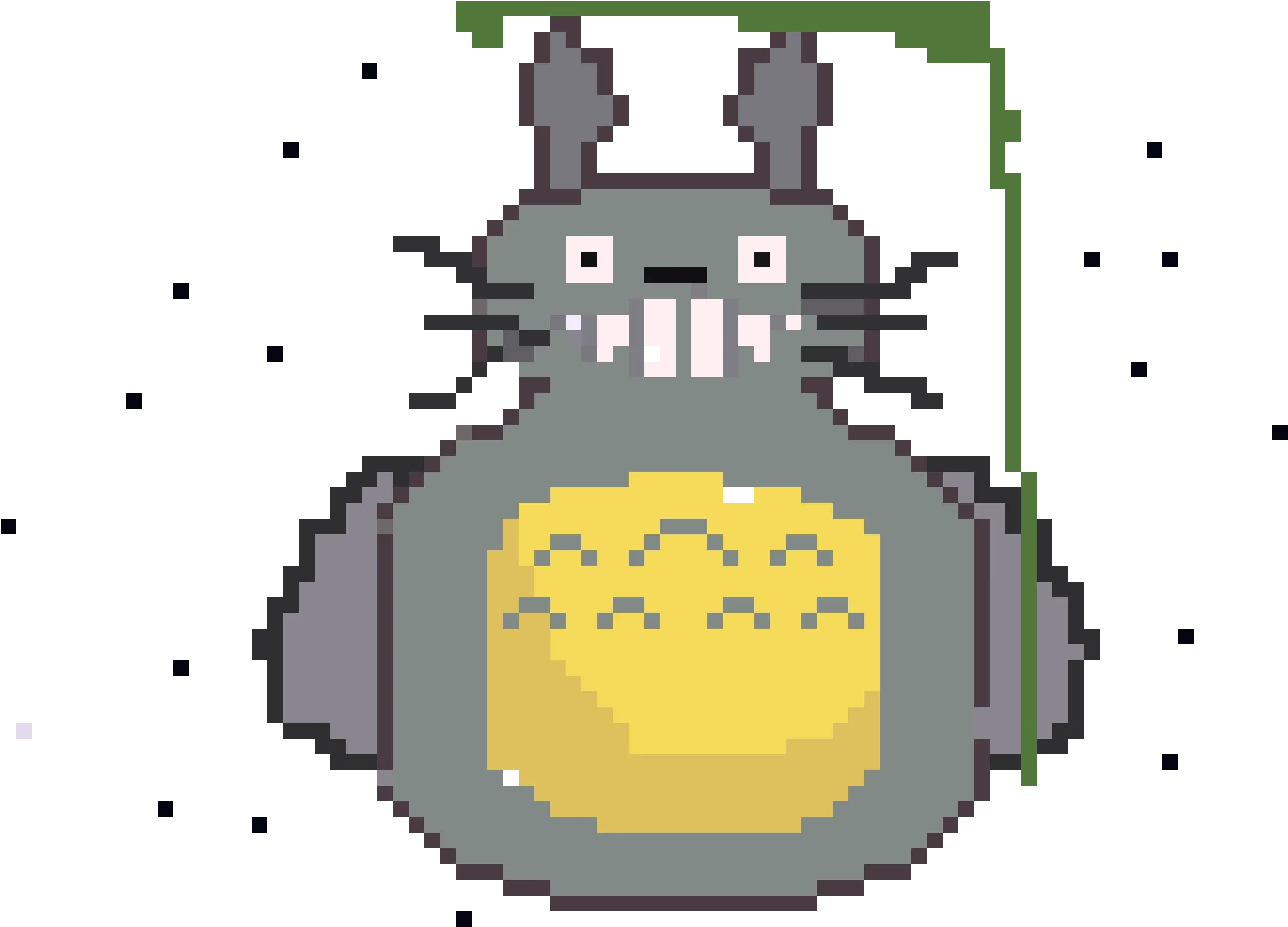 Pixel Png Totoro Transparent Image Portable Network Graphics Totoro Png