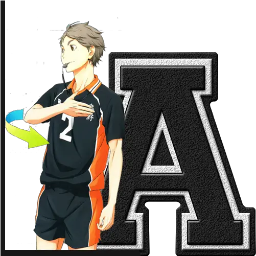 The Haikyuu Referee Alphabet Part 1 Haikyuuhigh Kyuu Varsity Letter Png Haikyuu Transparent