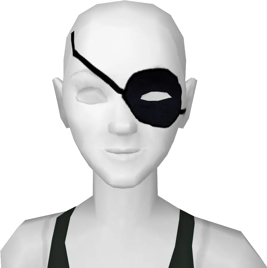 Pirate Girl Costume Eyepatch Face Png Eyepatch Transparent
