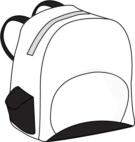 Black And White Backpack Clip Art Christian Fish And Cross Png Backpack Clipart Png