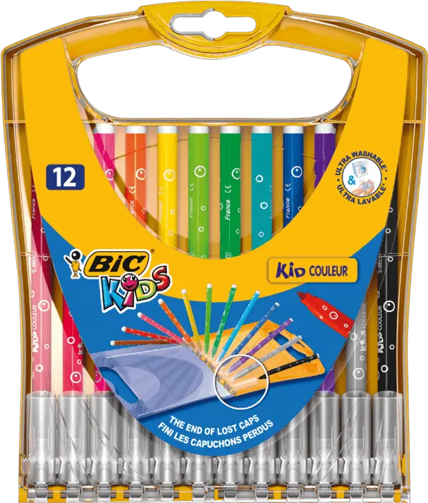 Kid Couleur Felt Pens Bic Kids Bic Kids Textas Png Bic Pen Logo