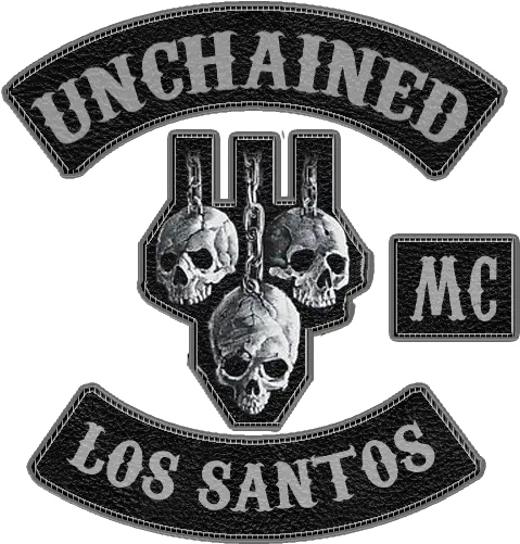 Unchained Motorcycle Club Gta V Biker Patch Png Mc Ride Png
