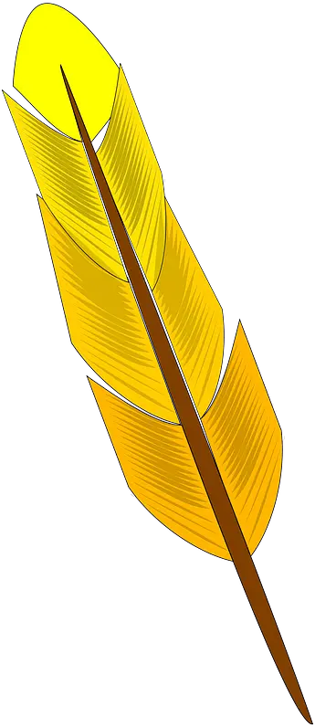 Yellow Feather Clipart Free Download Transparent Png Clip Art Of Feather Feather Transparent