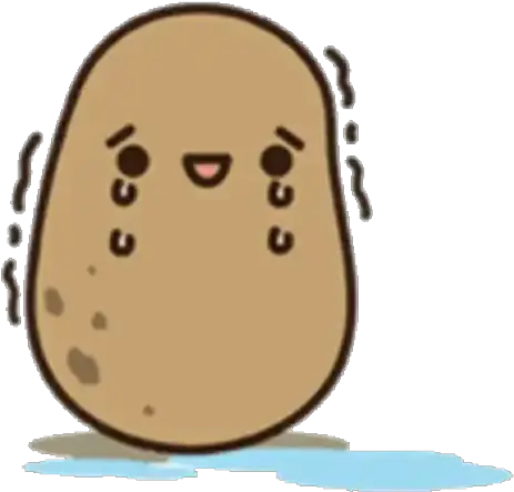 Kawaii Potato Stickers For Whatsapp Kawaii Potato Sticker Png Kawaii Potato Png