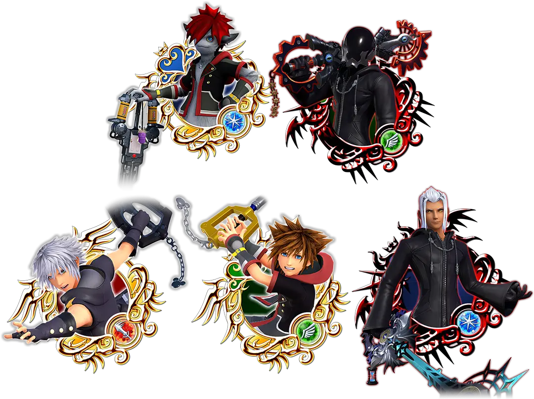 Download Kh3 Falling Price Deal2 Medals Illustration Png Falling Hearts Png