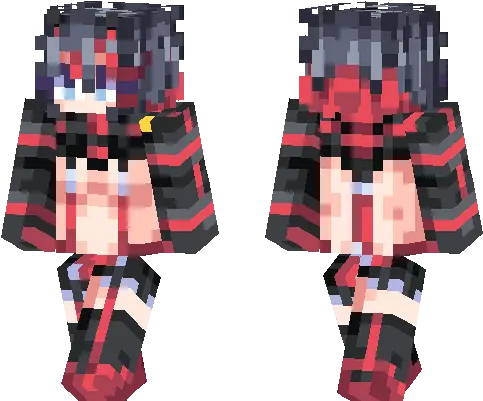 Ryuko Matoi Minecraft Pe Skins Ryuko Matoi Minecraft Skin Png Ryuko Matoi Transparent
